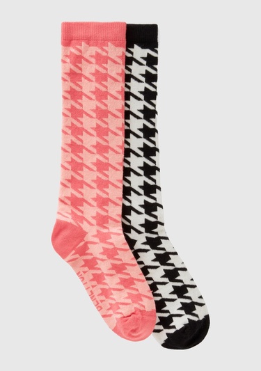  Erkek Çocuk Siyah Mix 2'li Uzun Soket Çorap