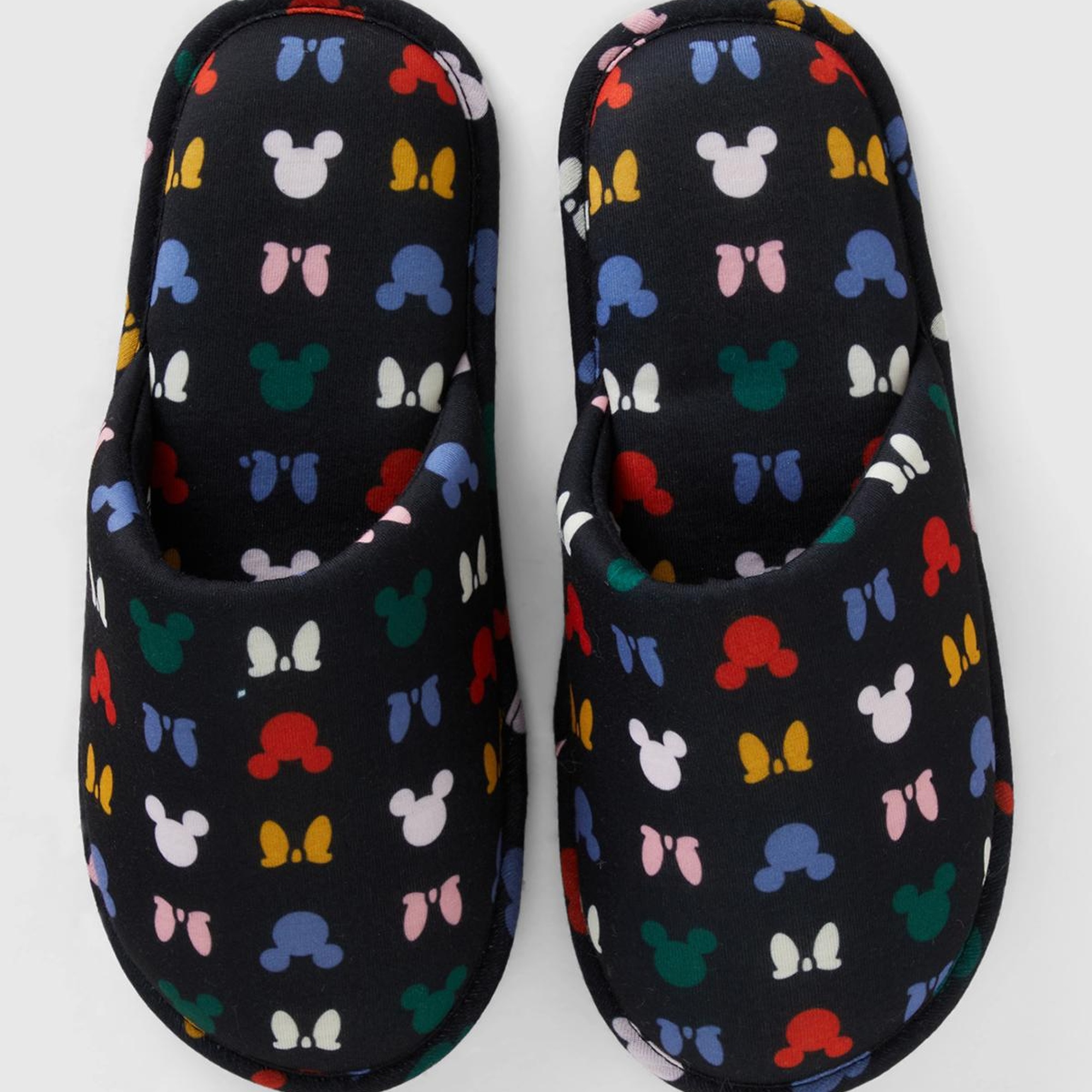 Erkek Çocuk Siyah Mickey Desenli Terlik