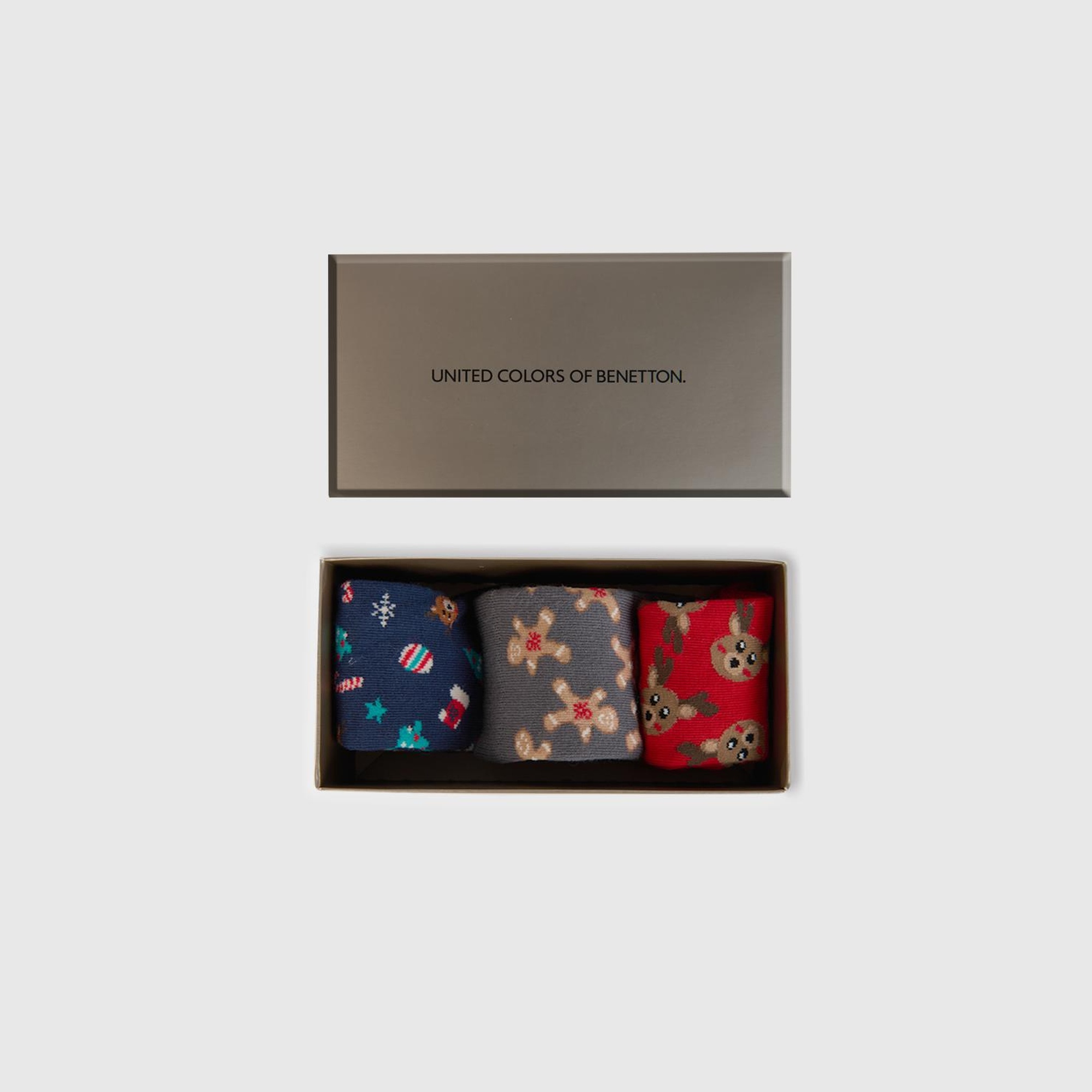 Erkek Çocuk Lacivert Mix Desenli 3'lü Uzun Soket Çorap Seti