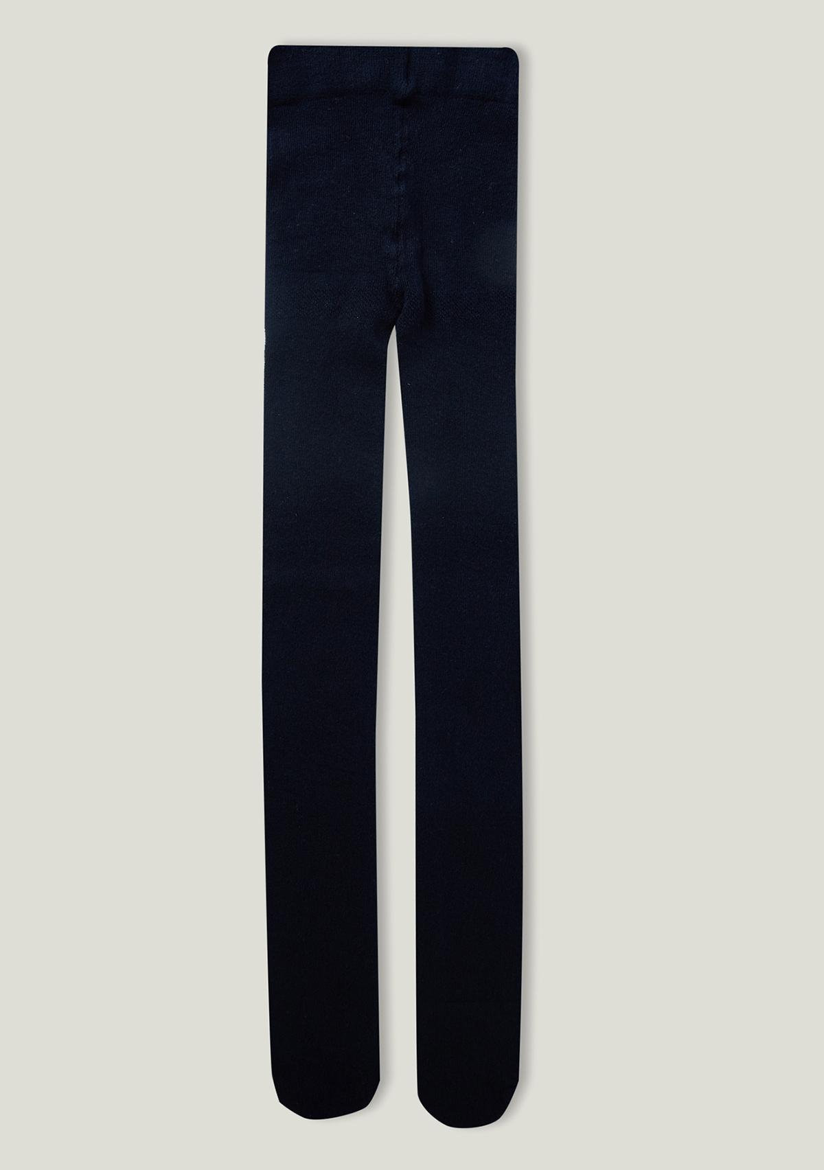  Kız Çocuk Lacivert Düz Külotlu Çorap