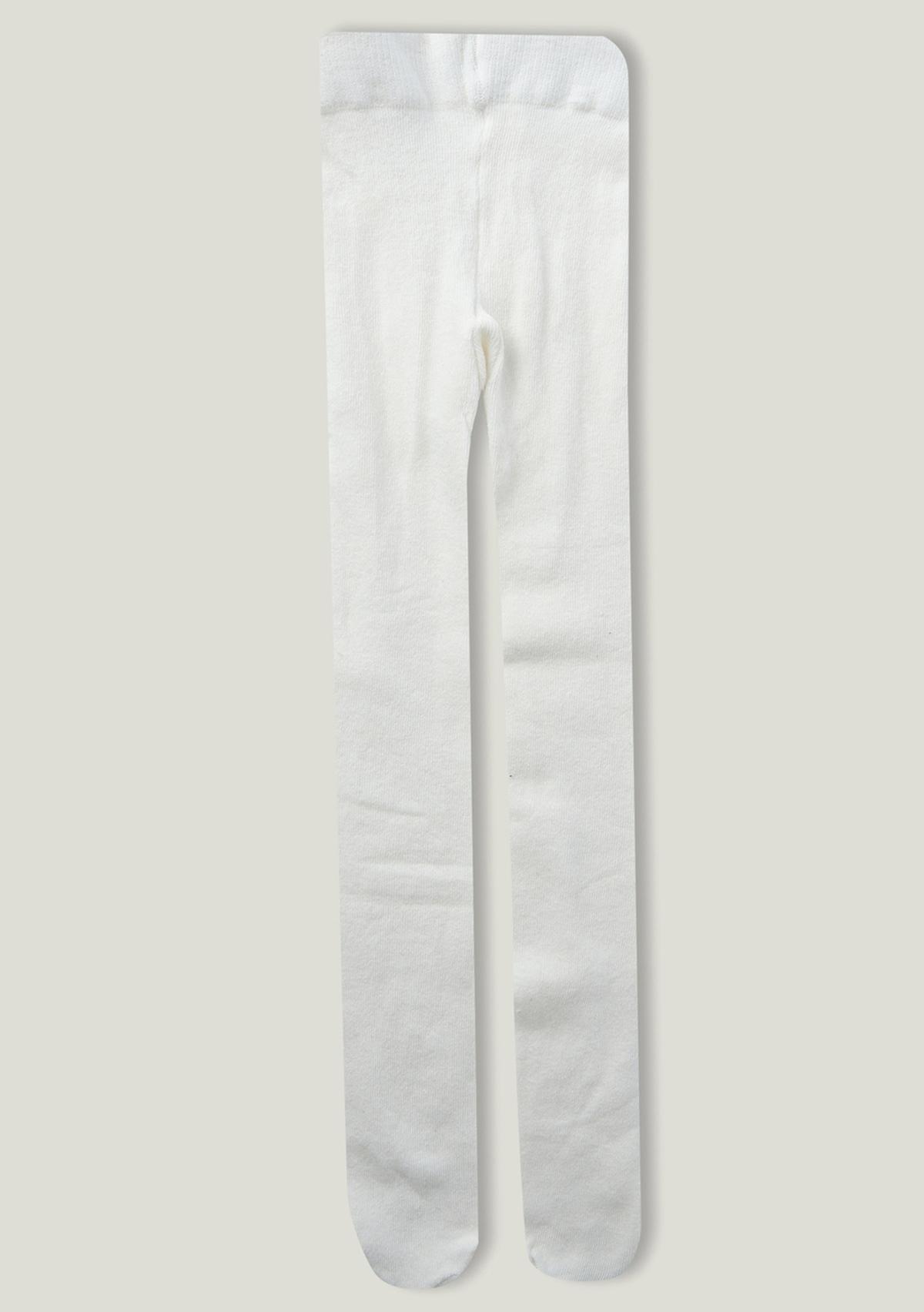  Kız Çocuk Beyaz Düz Külotlu Çorap