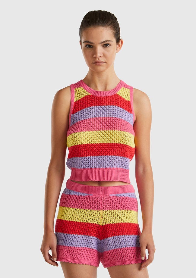  Kadın Mix Pamuk Karışımlı Altı Büzgülü Triko Bluz