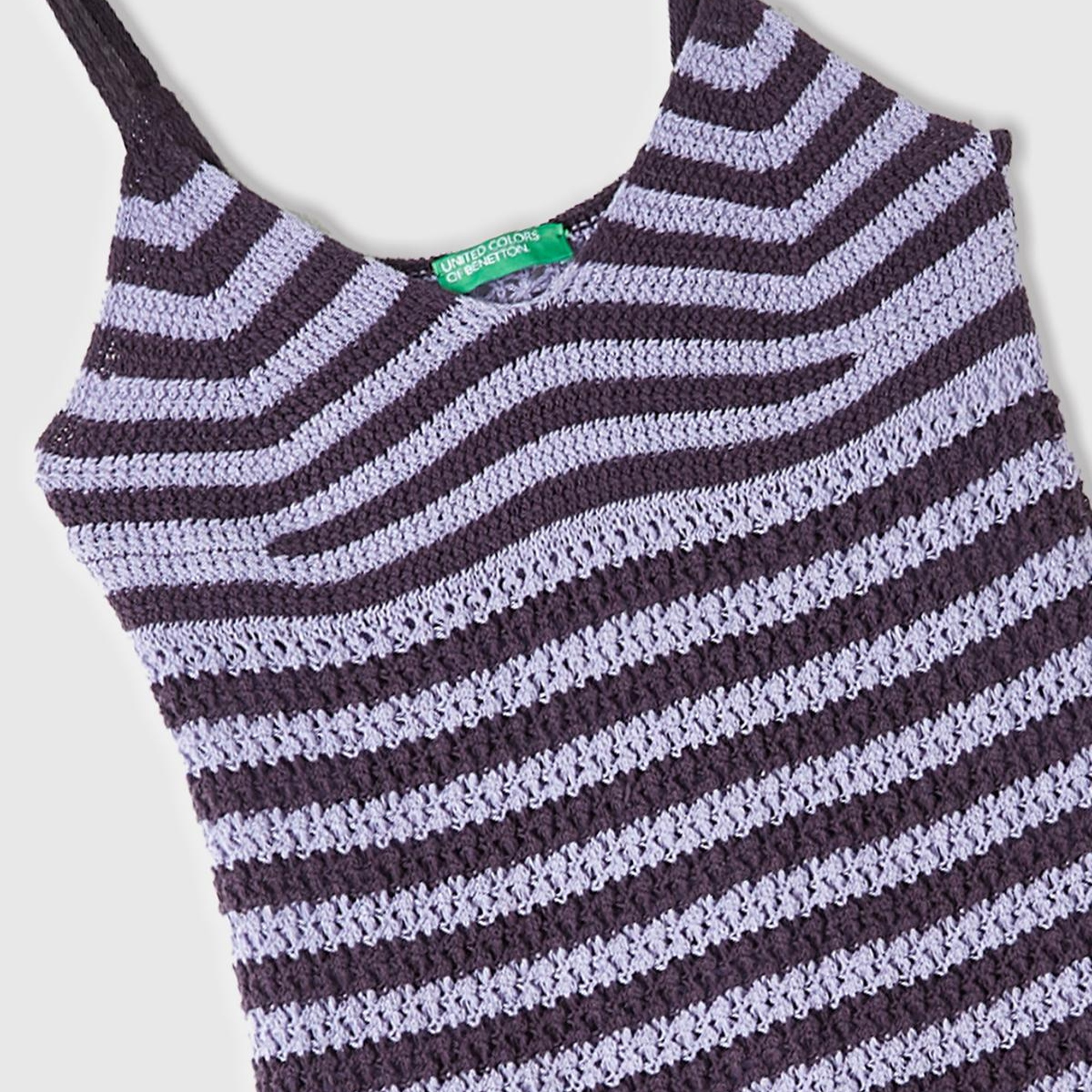 Kadın Mix Pamuk Karışımlı Tamamı Desenli V Yaka Askılı Elbise