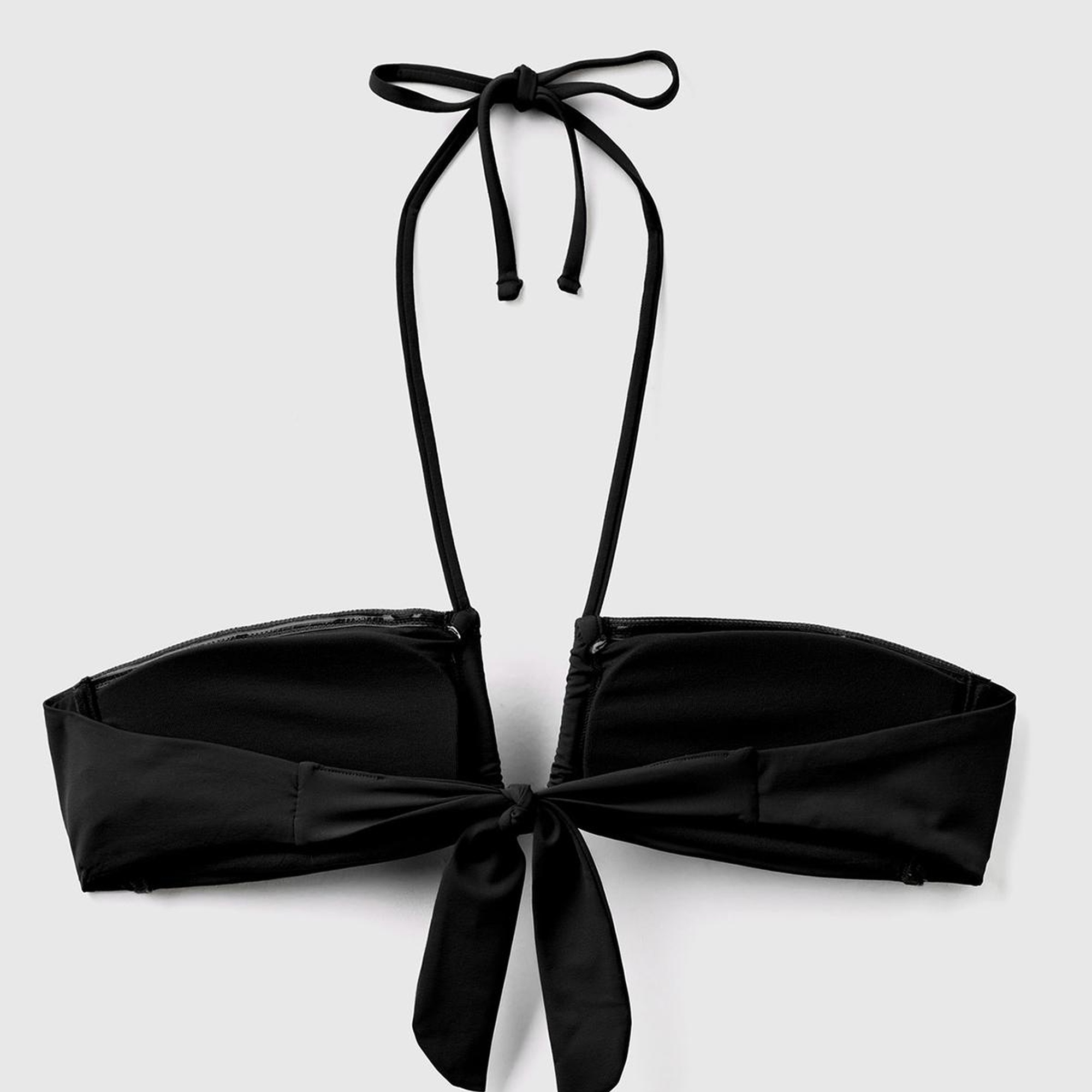 Kadın Siyah Halter Bikini Üstü