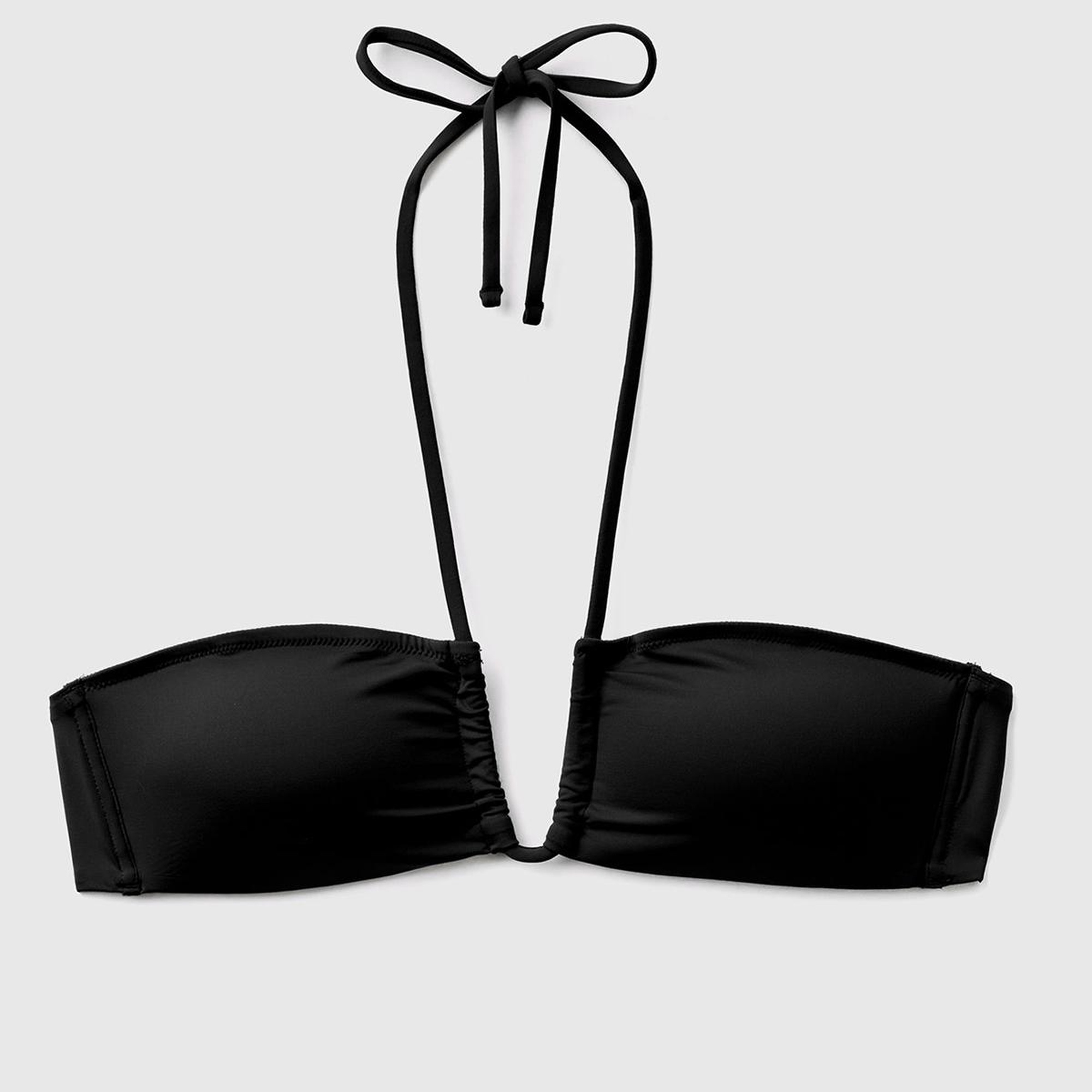 Kadın Siyah Halter Bikini Üstü