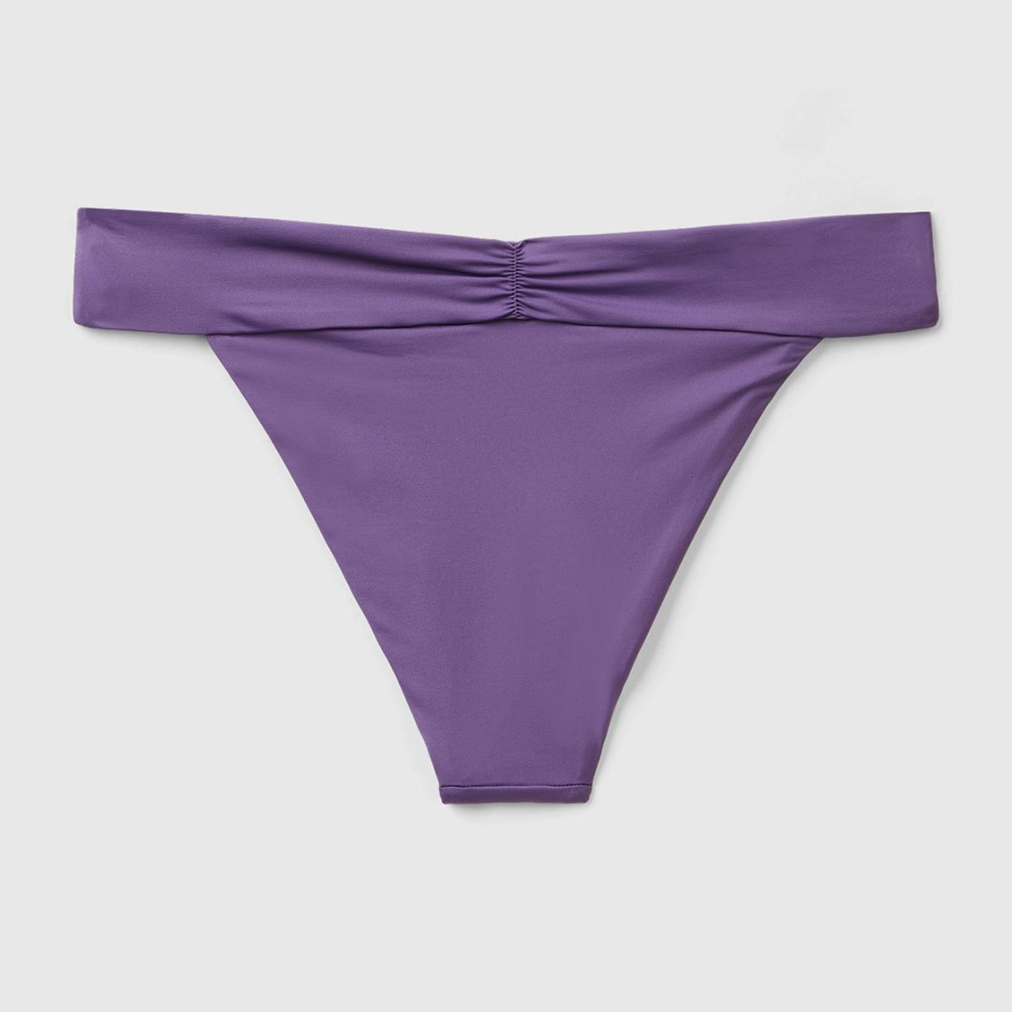 Kadın Mor Mix Beli Büzgülü Brezilya Model Bikini Altı