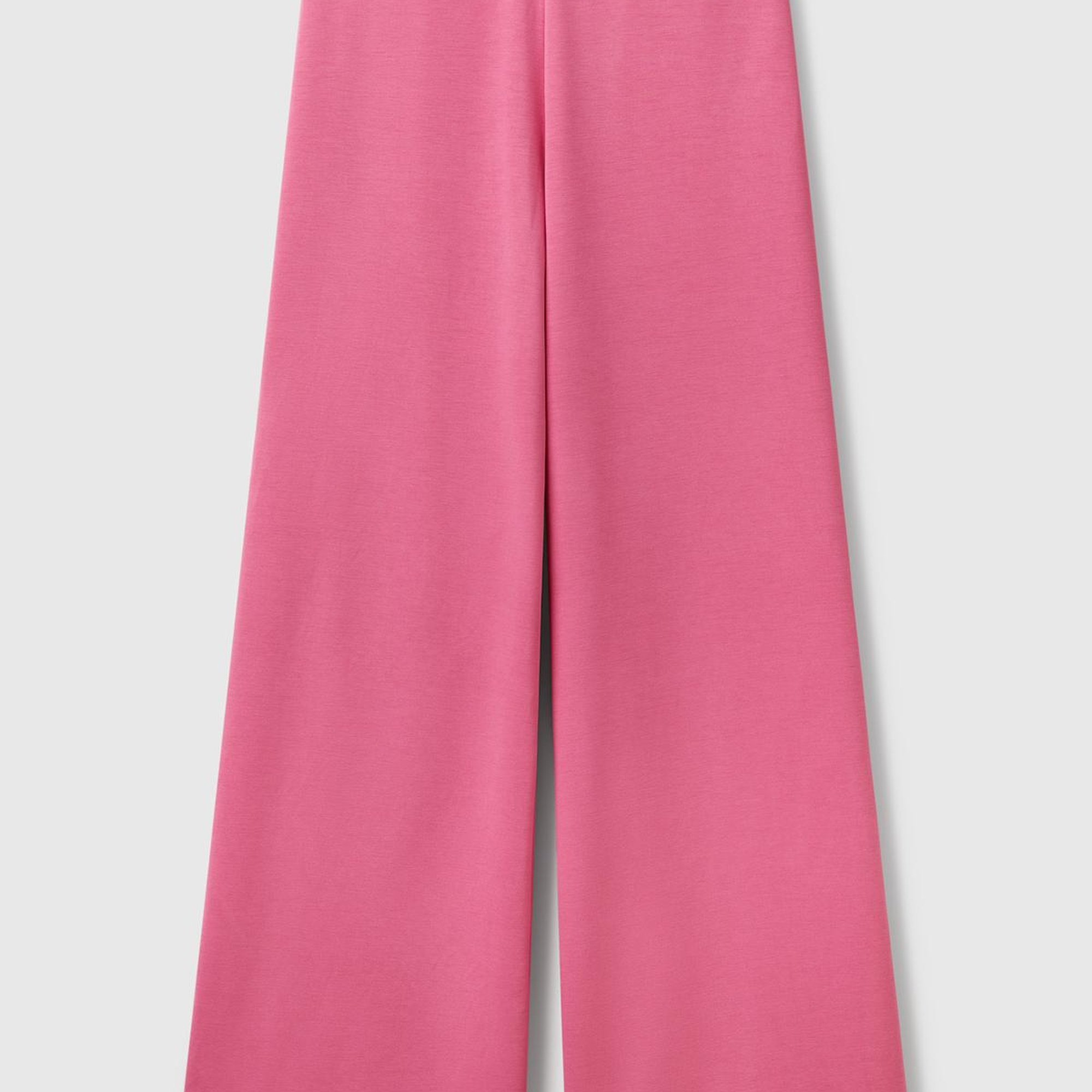 Kadın Pembe Logo Baskılı Beli Lastikli Bol Kesim Eşofman Altı