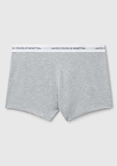  Erkek Gri Melanj Boxer