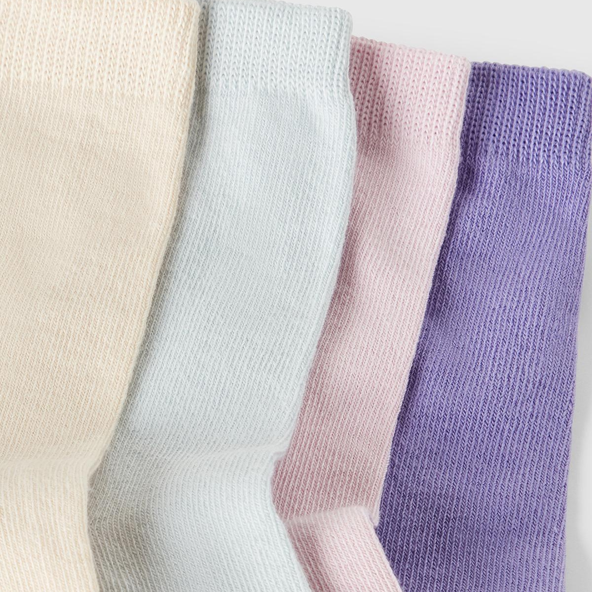 Erkek Çocuk Lila Mix Renkli 4'lü Soket Çorap