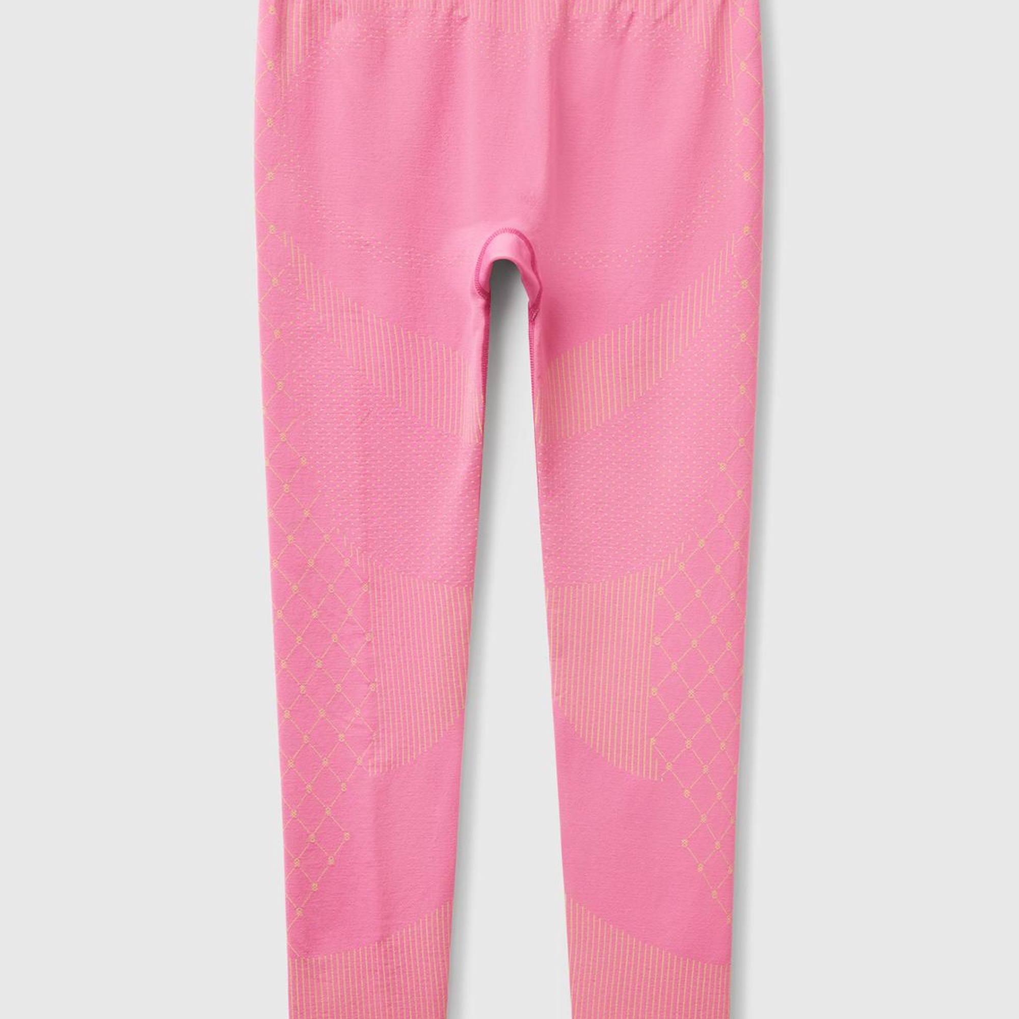 Kadın Pembe Desenli Dikişsiz Tayt