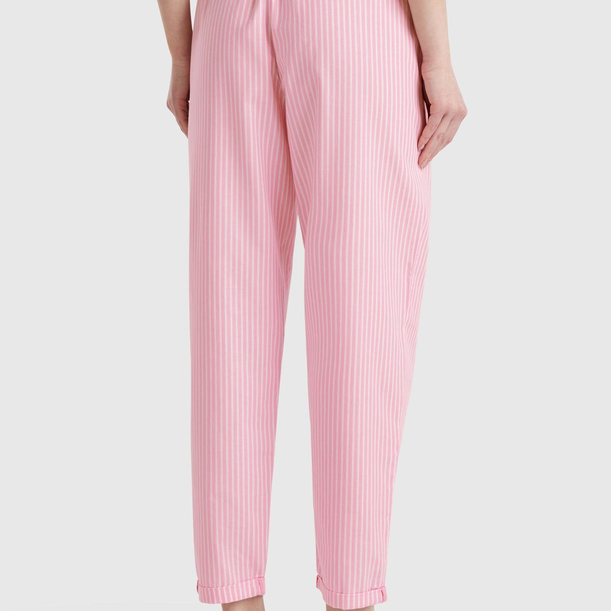 Kadın Açık Pembe %100 Koton Pijama Altı