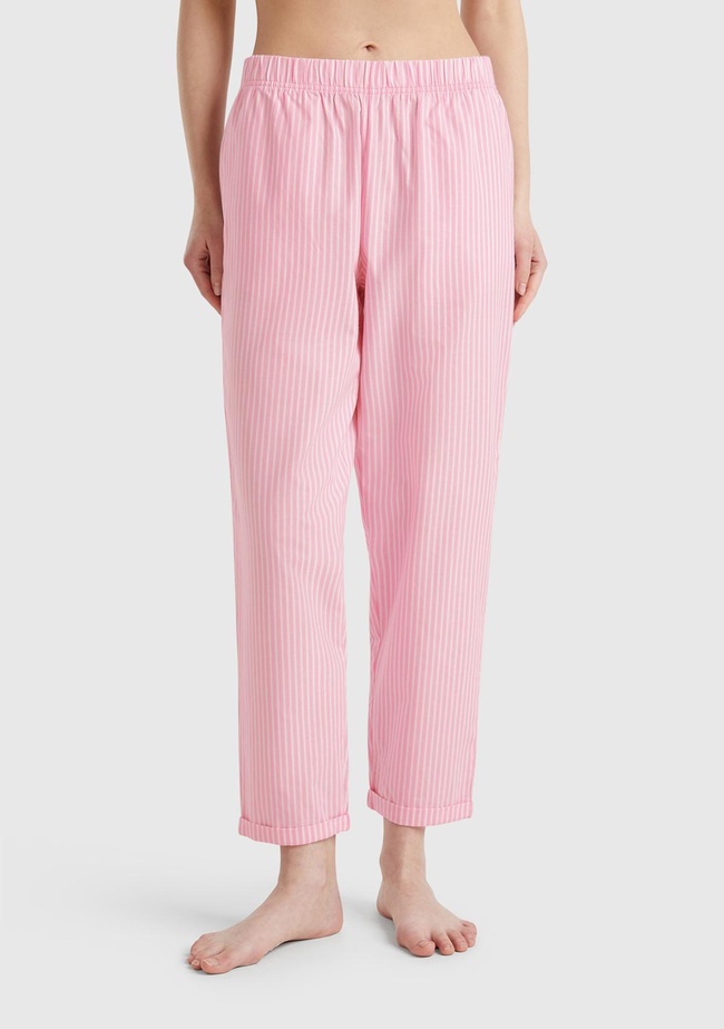  Kadın Açık Pembe %100 Koton Pijama Altı