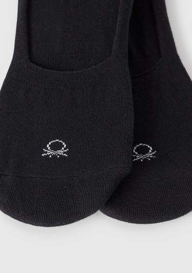  Unisex Lacivert 2'li Babet Çorap