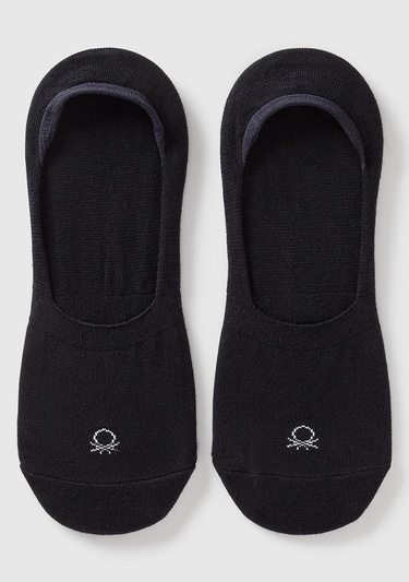  Unisex Lacivert 2'li Babet Çorap