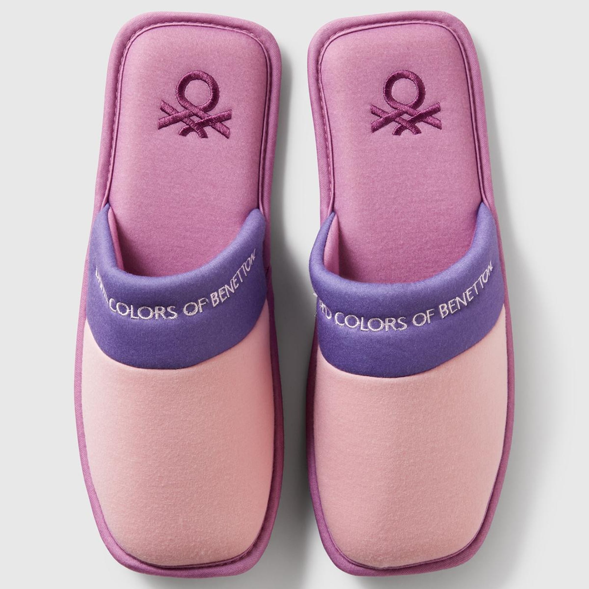 Unisex Pembe Logo Baskılı Çok Renkli Ev Terliği