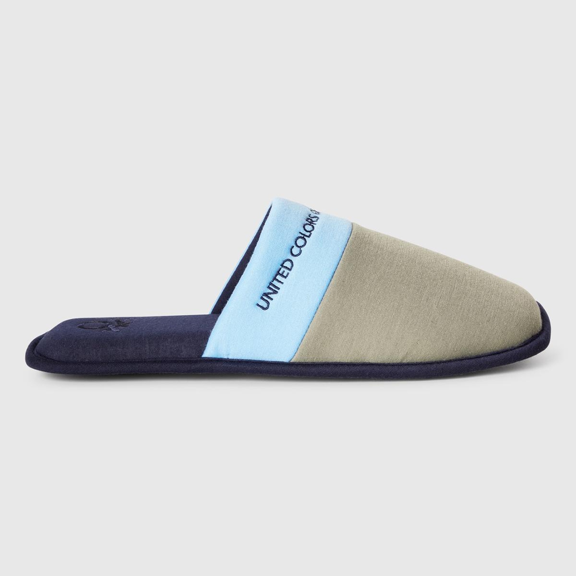 Unisex Lacivert Mix Logo Baskılı Çok Renkli Ev Terliği