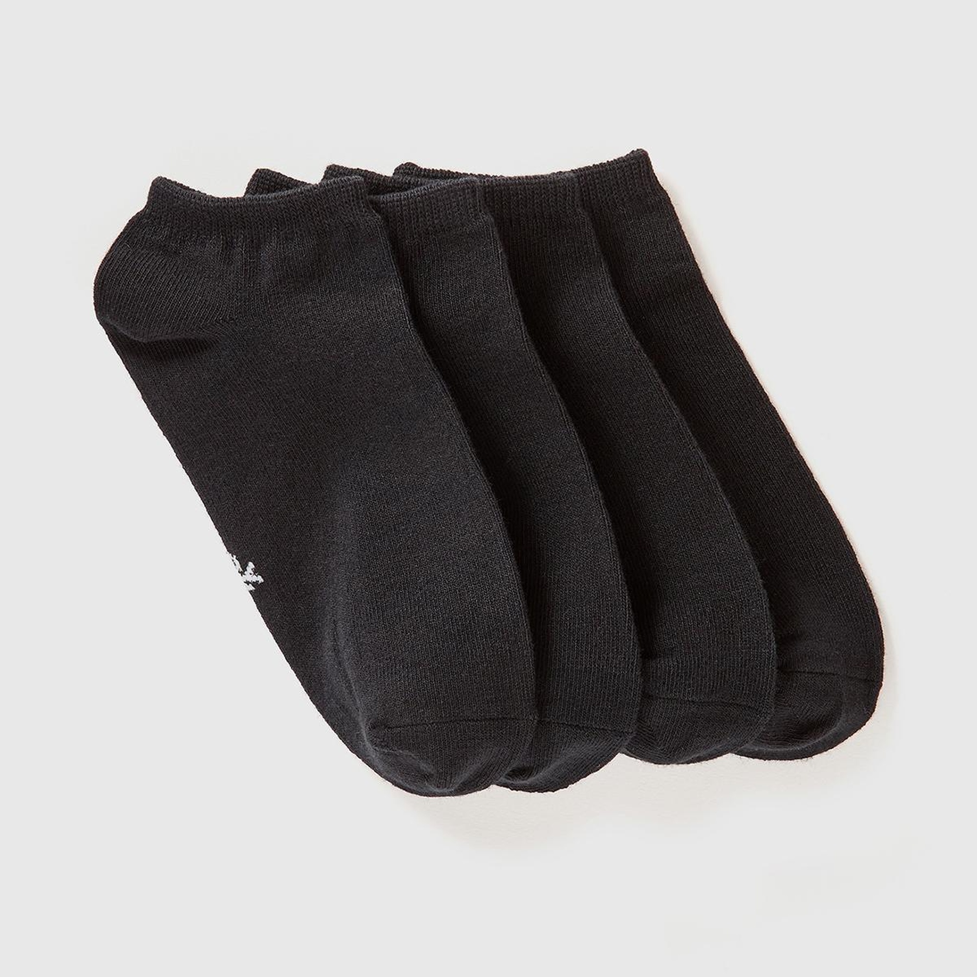 Erkek Çocuk Siyah Renkli 4'lü Patik Çorap