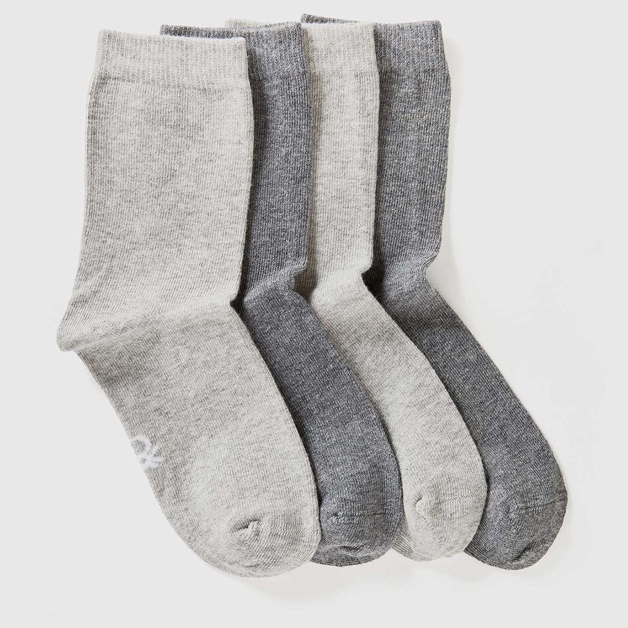 Erkek Çocuk Gri Mix Renkli 4'lü Soket Çorap