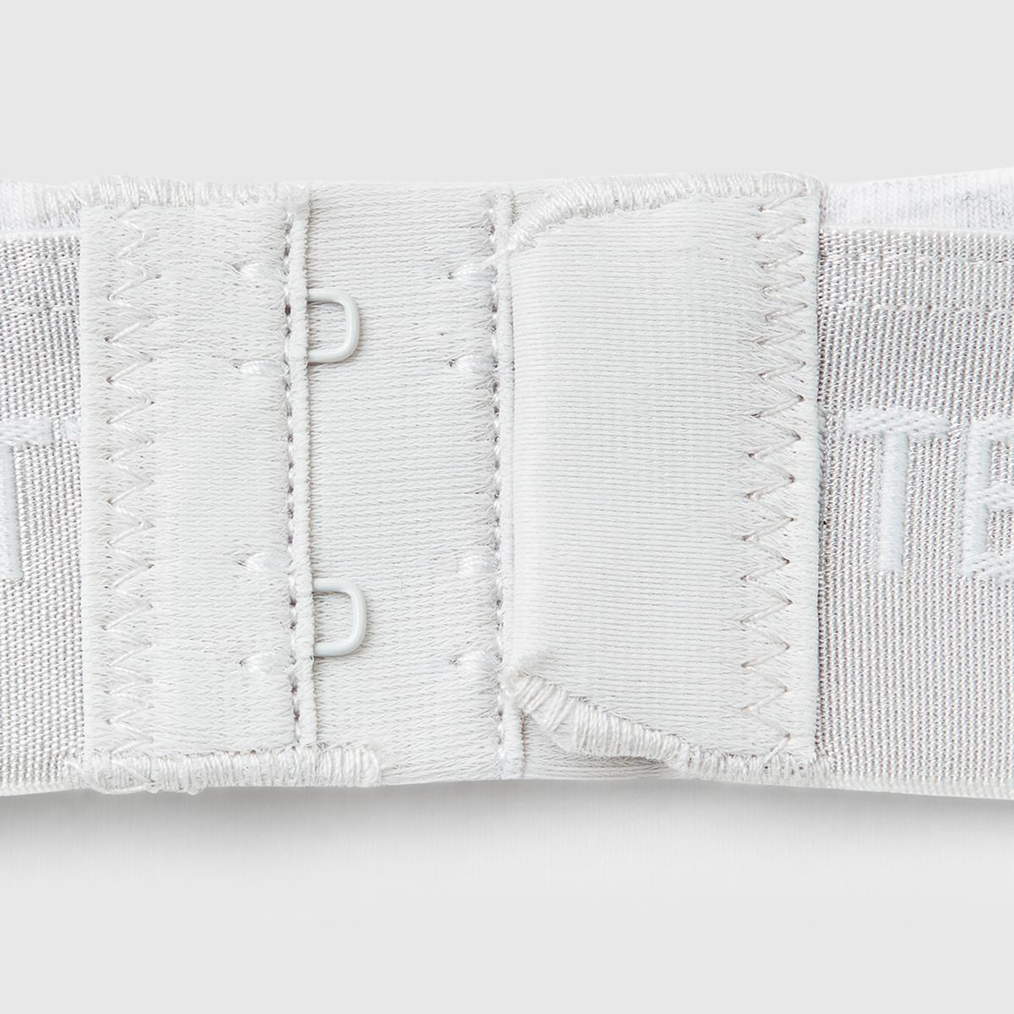 Kadın Gri Pamuk Karışımlı Logo Bantlı V Yaka Sütyen