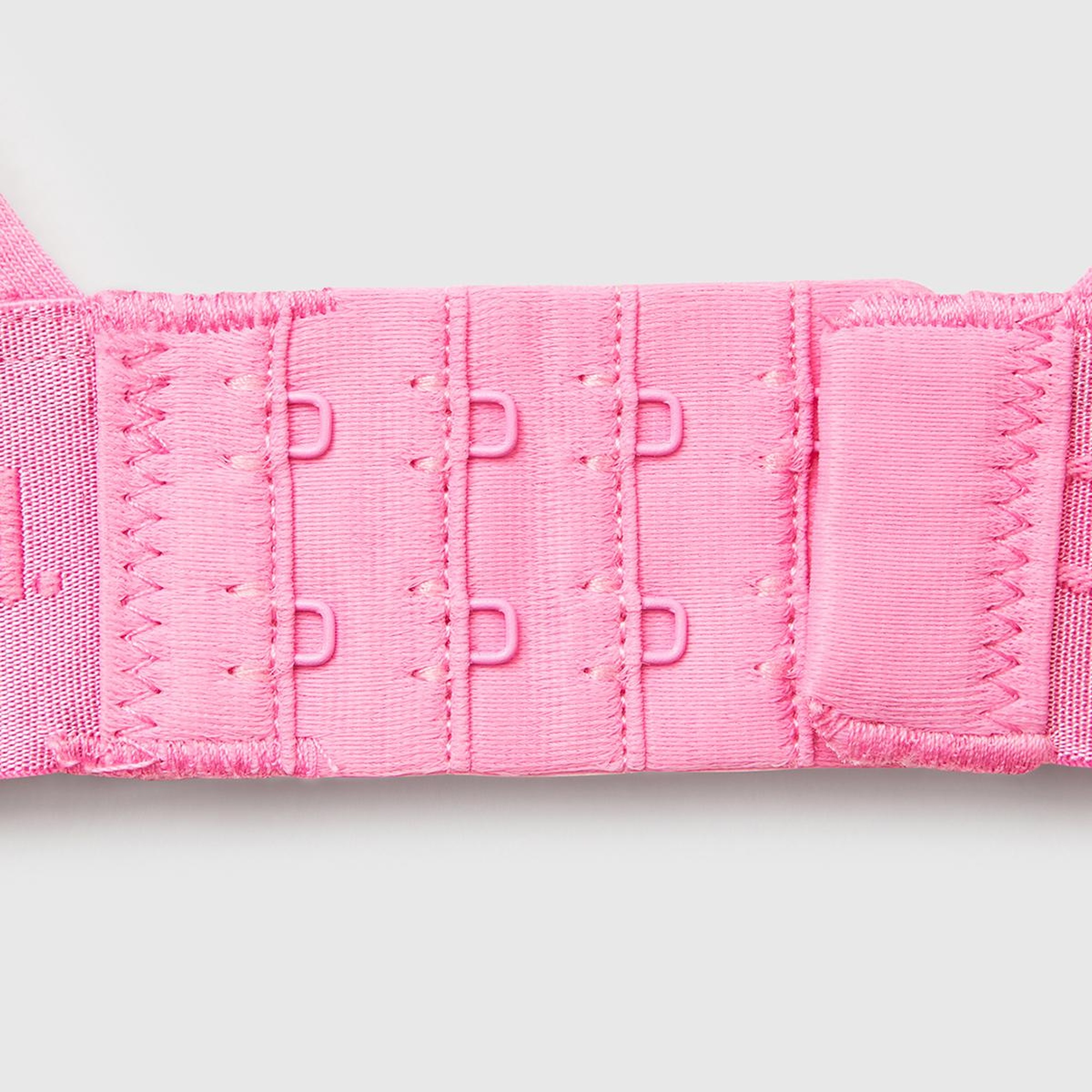 Kadın Pembe Pamuk Karışımlı Logo Bantlı Ayarlanabilir Askılı Bikini Üstü