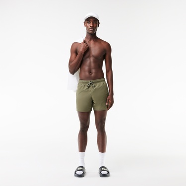  Lacoste Erkek Yeşil Mayo Şort