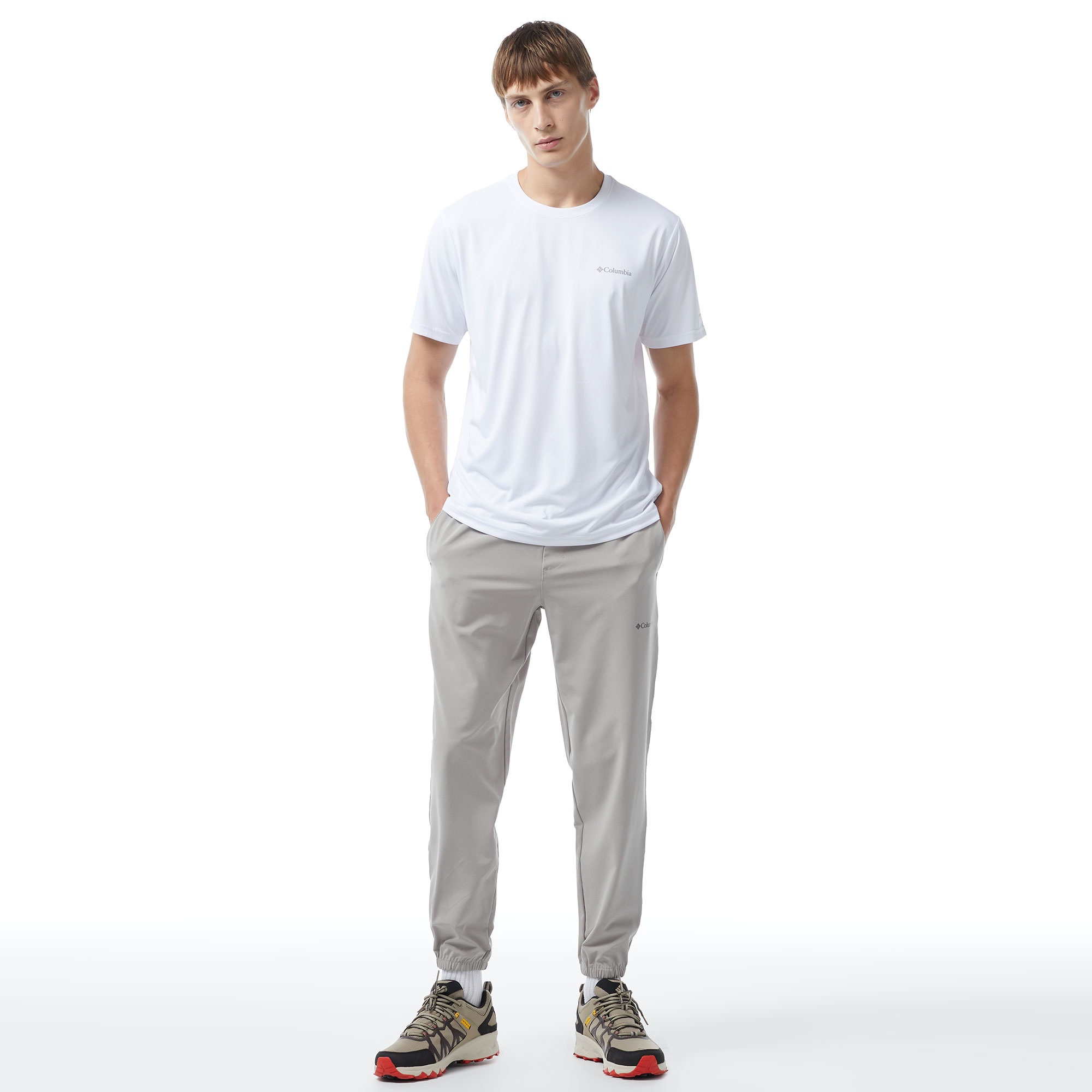 Columbia Hike Erkek Beyaz Günlük T-Shirt