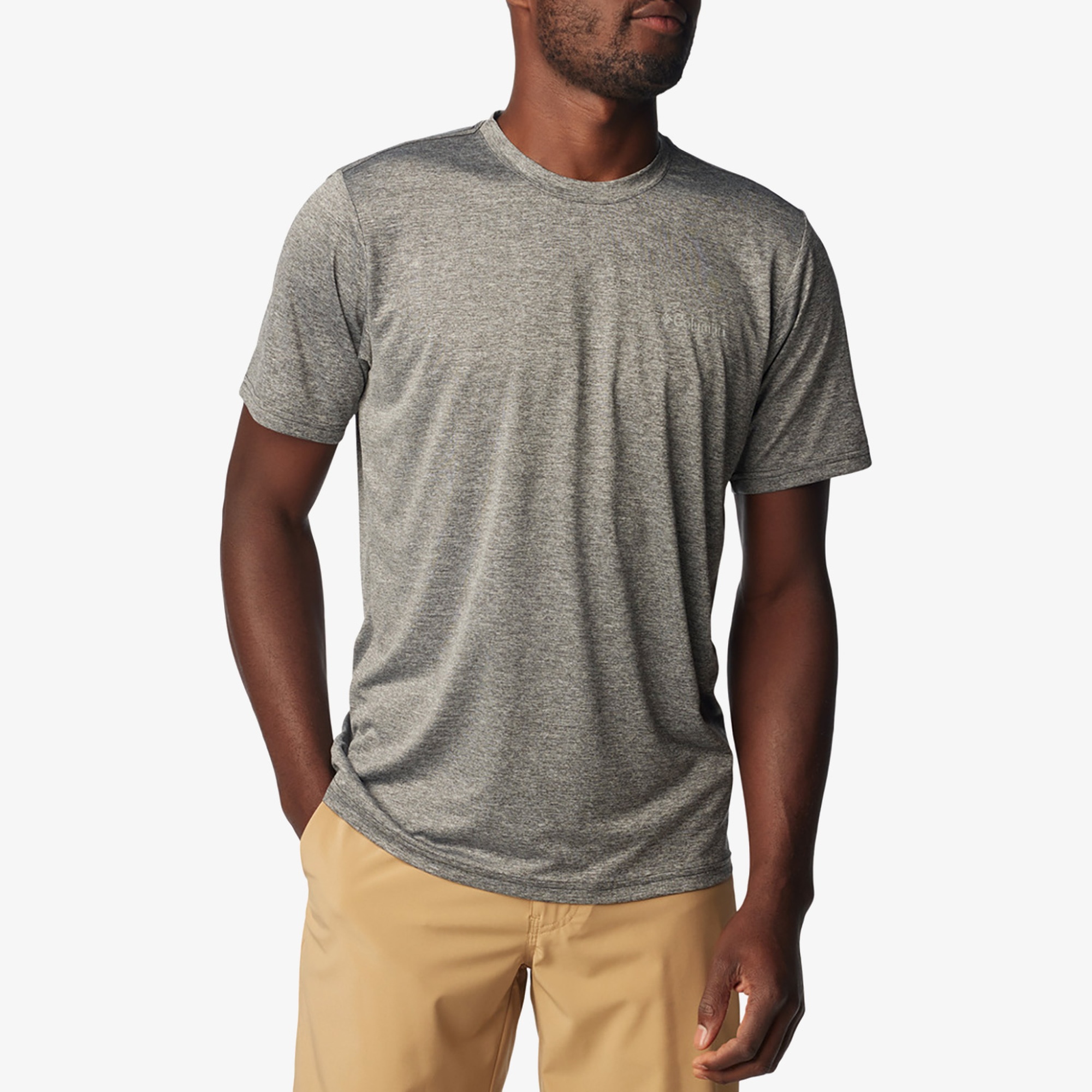 Columbia Hike Erkek Gri Günlük T-Shirt