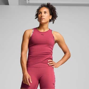  Puma Tropical Aop Tank Kadın Pembe Antrenman Atleti