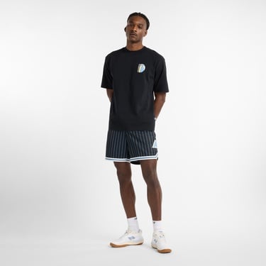  New Balance Hoops Mosaic Court Graphic Erkek Siyah T-Shirt