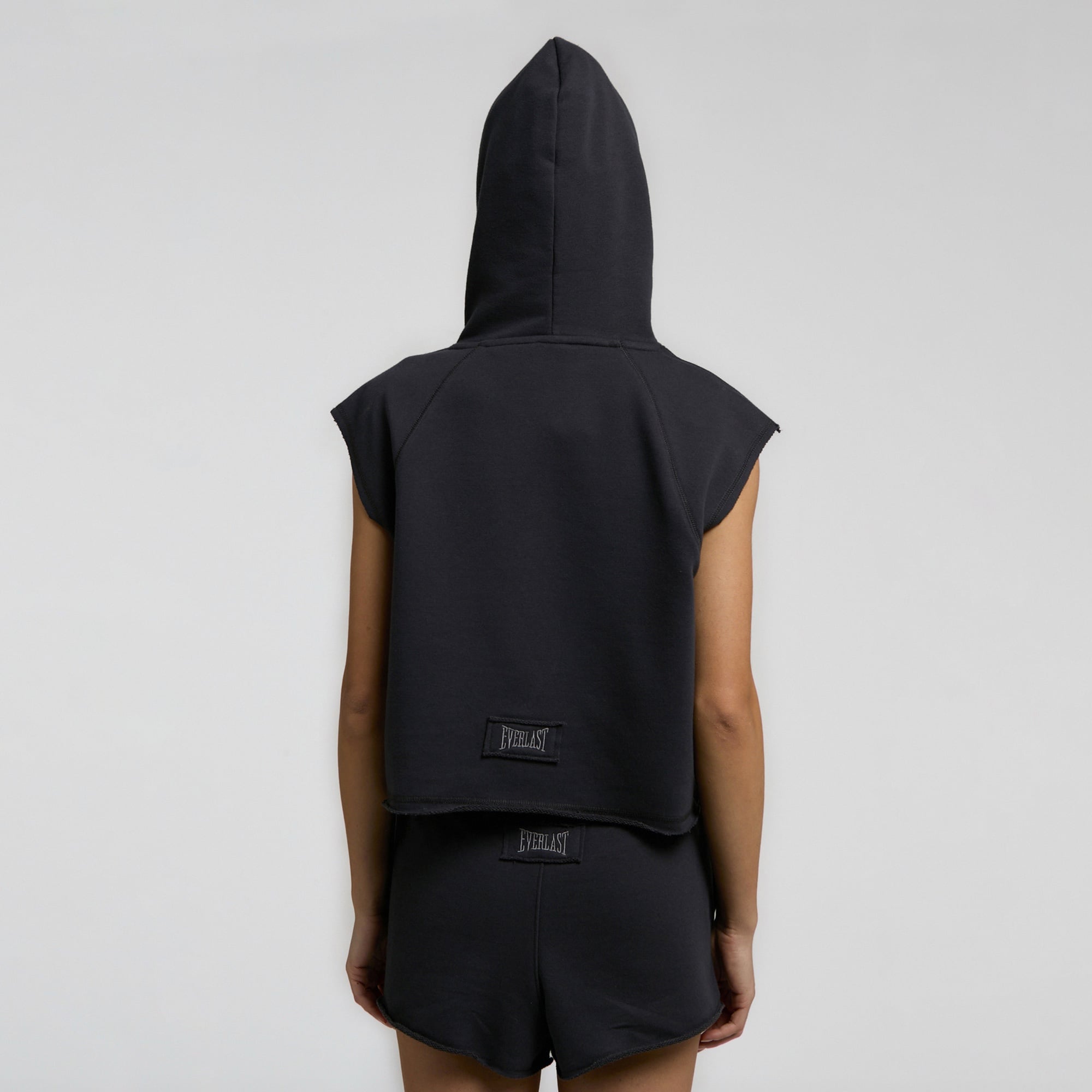 Everlast Ever Classics Kadın Gri Crop Hoodie