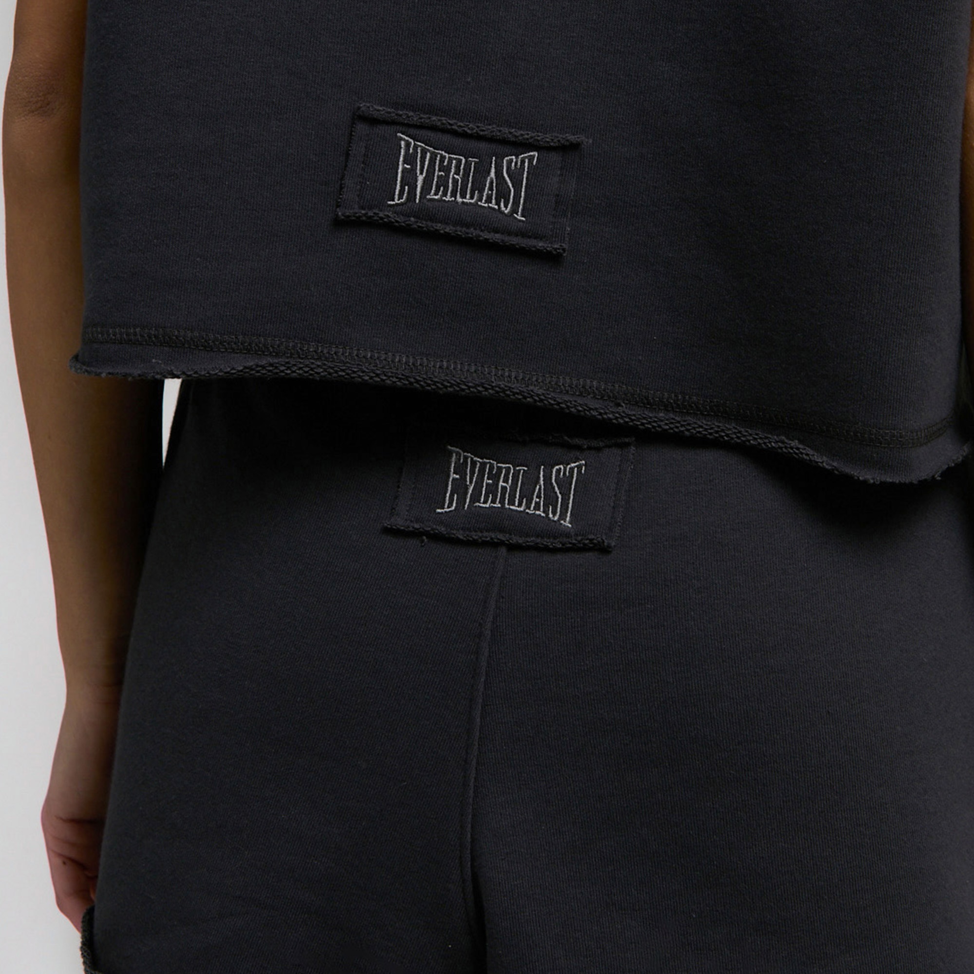 Everlast Ever Classics Kadın Gri Crop Hoodie