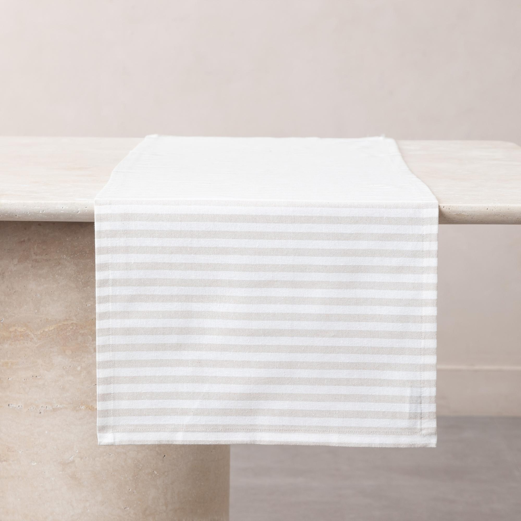 BETTY RUNNER BEJ ÇİZGİLİ 40X130