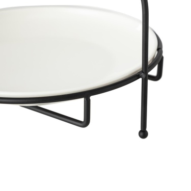  GURME STANDLI SUNUM 22CM - SİYAH