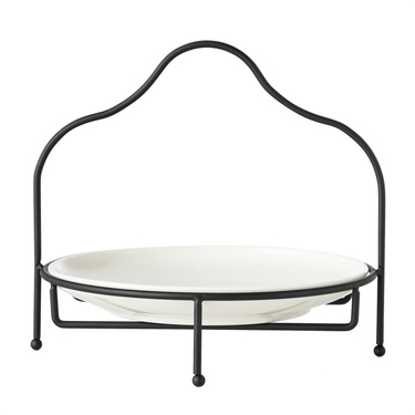  GURME STANDLI SUNUM 22CM - SİYAH