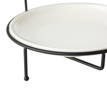  GURME STANDLI SUNUM 22CM - SİYAH