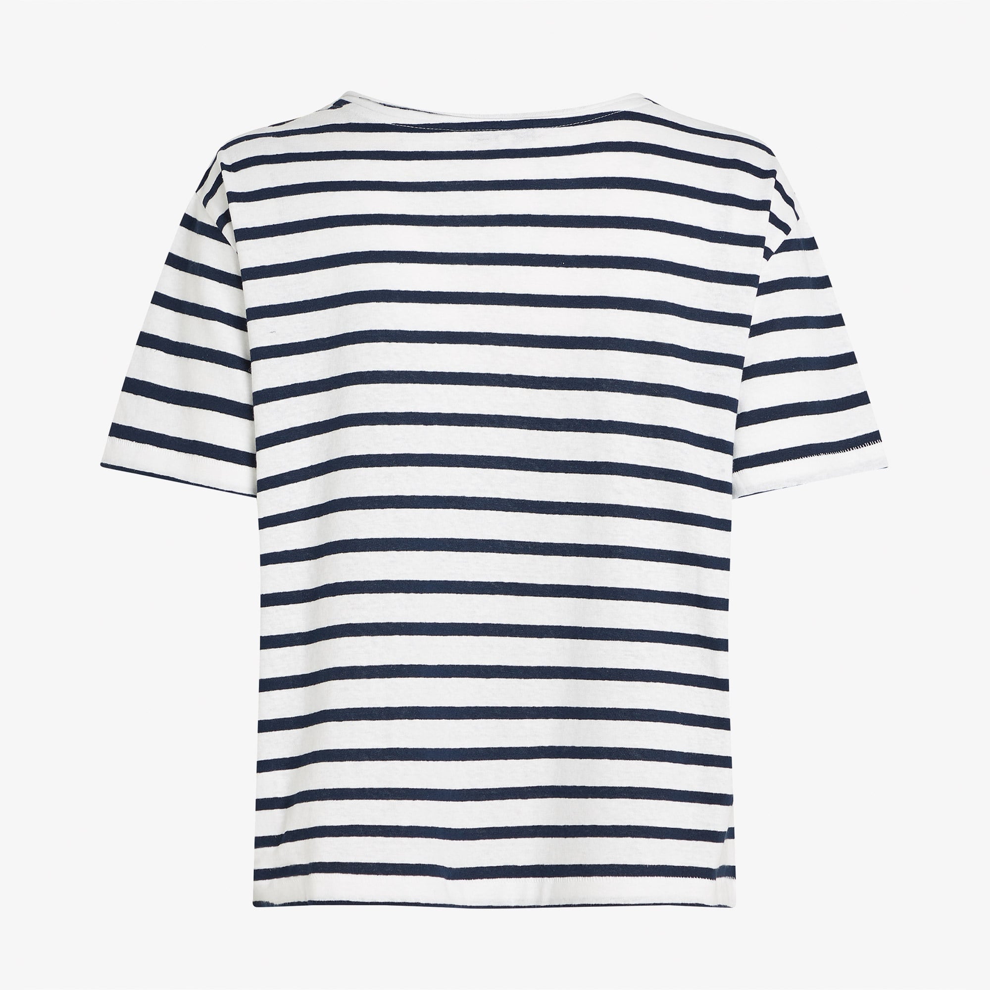 Tommy Hilfiger Modern Linen Kadın Mavi T-Shirt