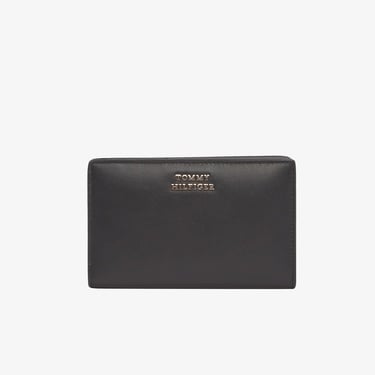  Tommy Hilfiger Leather Med Kadın Siyah Cüzdan