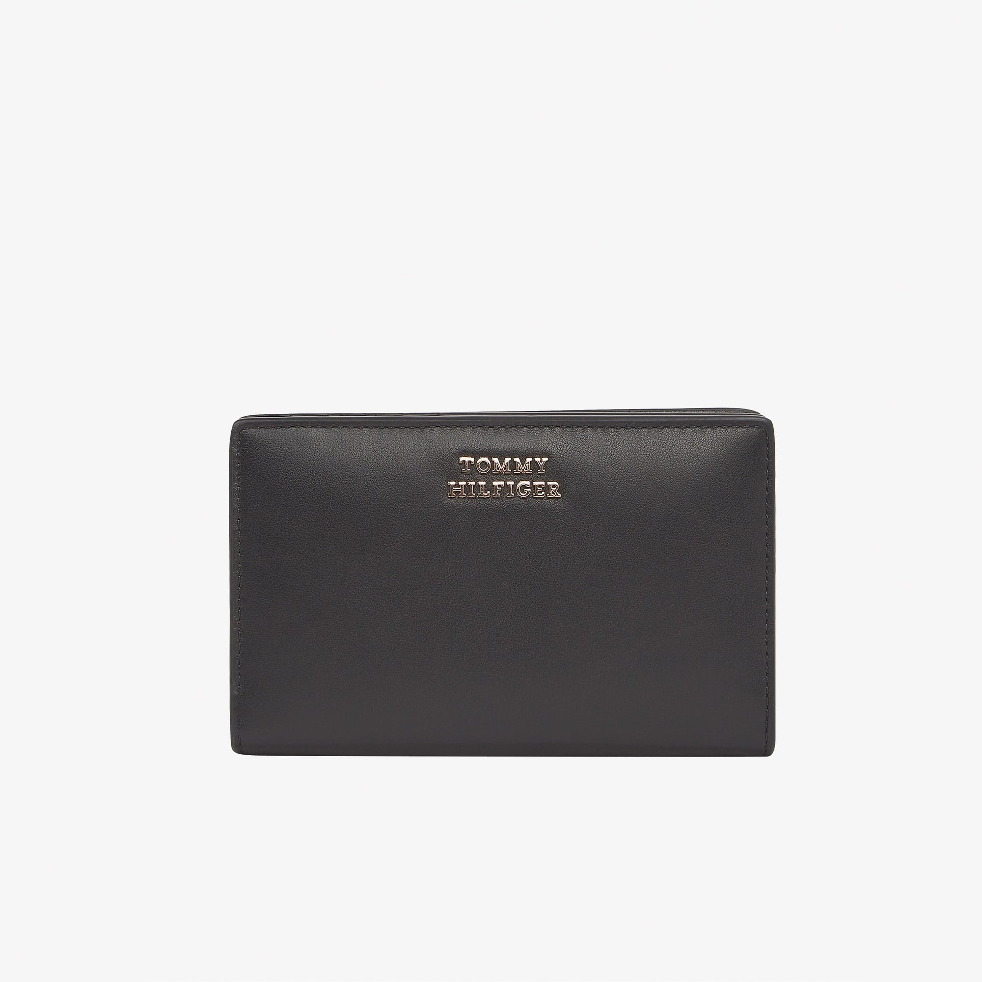  Tommy Hilfiger Leather Med Kadın Siyah Cüzdan