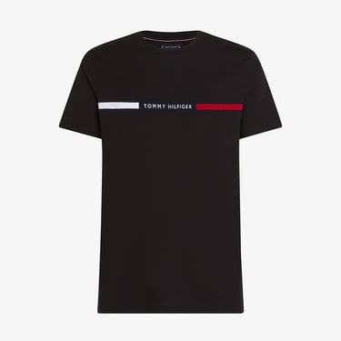  Tommy Hilfiger Brand Love Erkek Siyah T-Shirt
