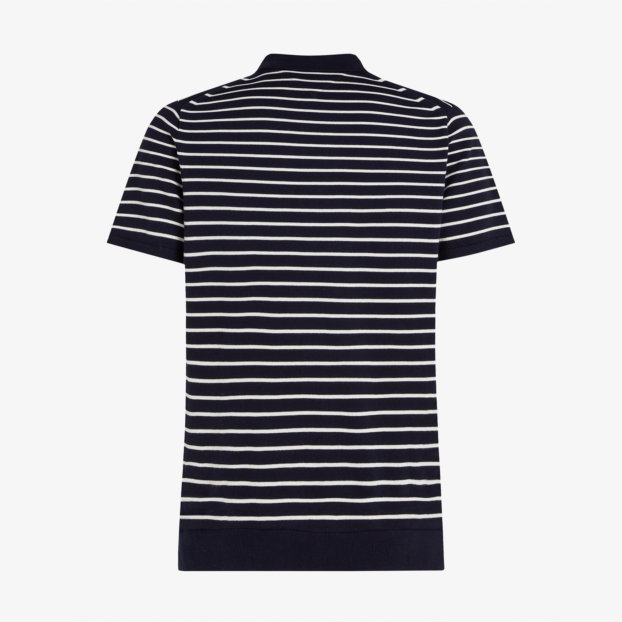 Tommy Hilfiger Regular Fit Cotton Knitted Erkek Lacivert Polo