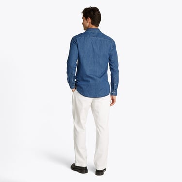  Tommy Hilfiger Lightweight Denim Erkek Lacivert Gömlek