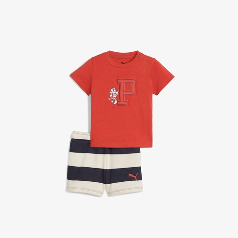  Puma Super Bebek Kırmızı Eşofman Takımı