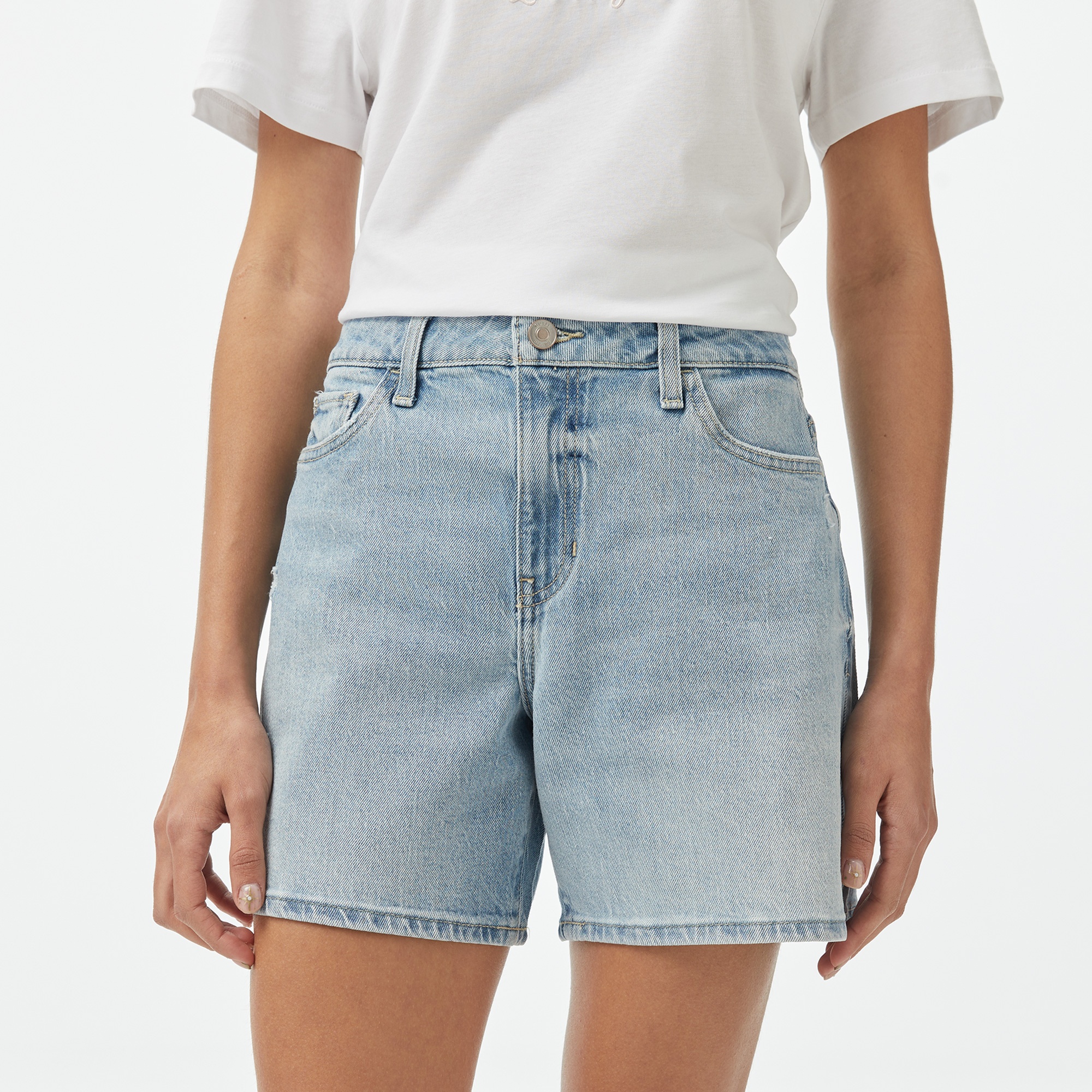 Guess Relaxed Indigo Kadın Mavi Şort