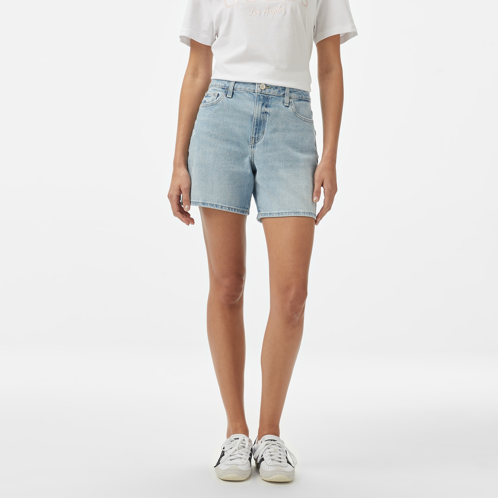 Guess Relaxed Indigo Kadın Mavi Şort