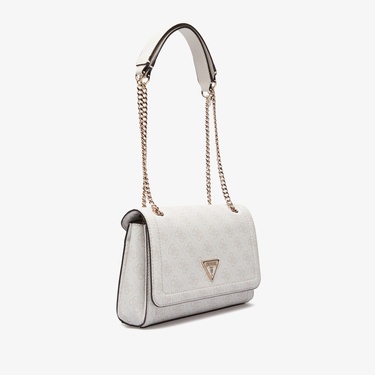  Guess Noelle Girlfriend 76210 Kadın Beyaz El Çantası