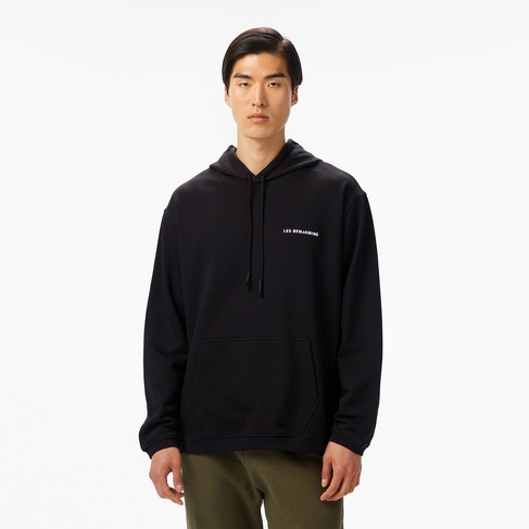  Les Benjamins Essentials Erkek Siyah Hoodie