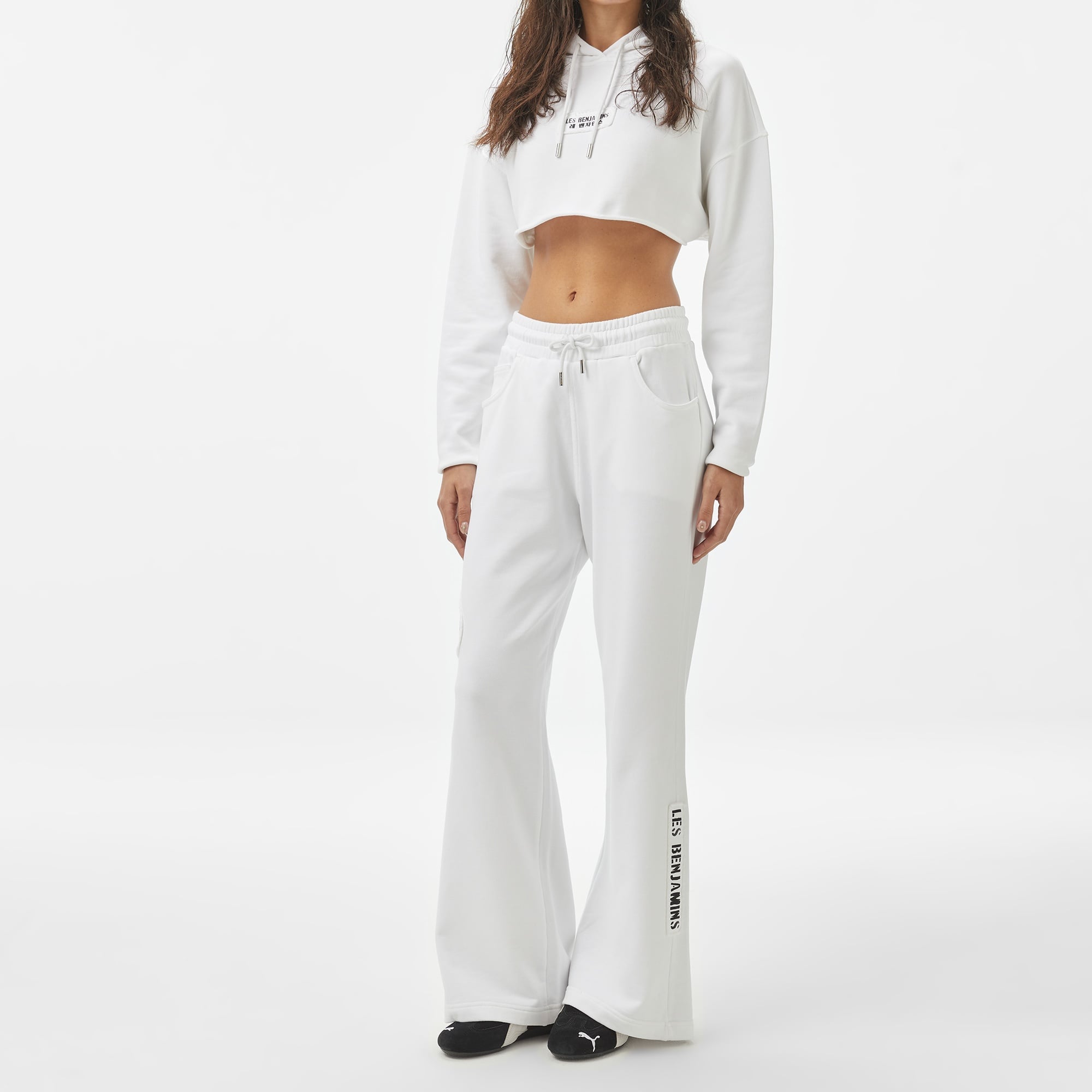 Les Benjamins 003 Kadın Beyaz Eşofman Altı