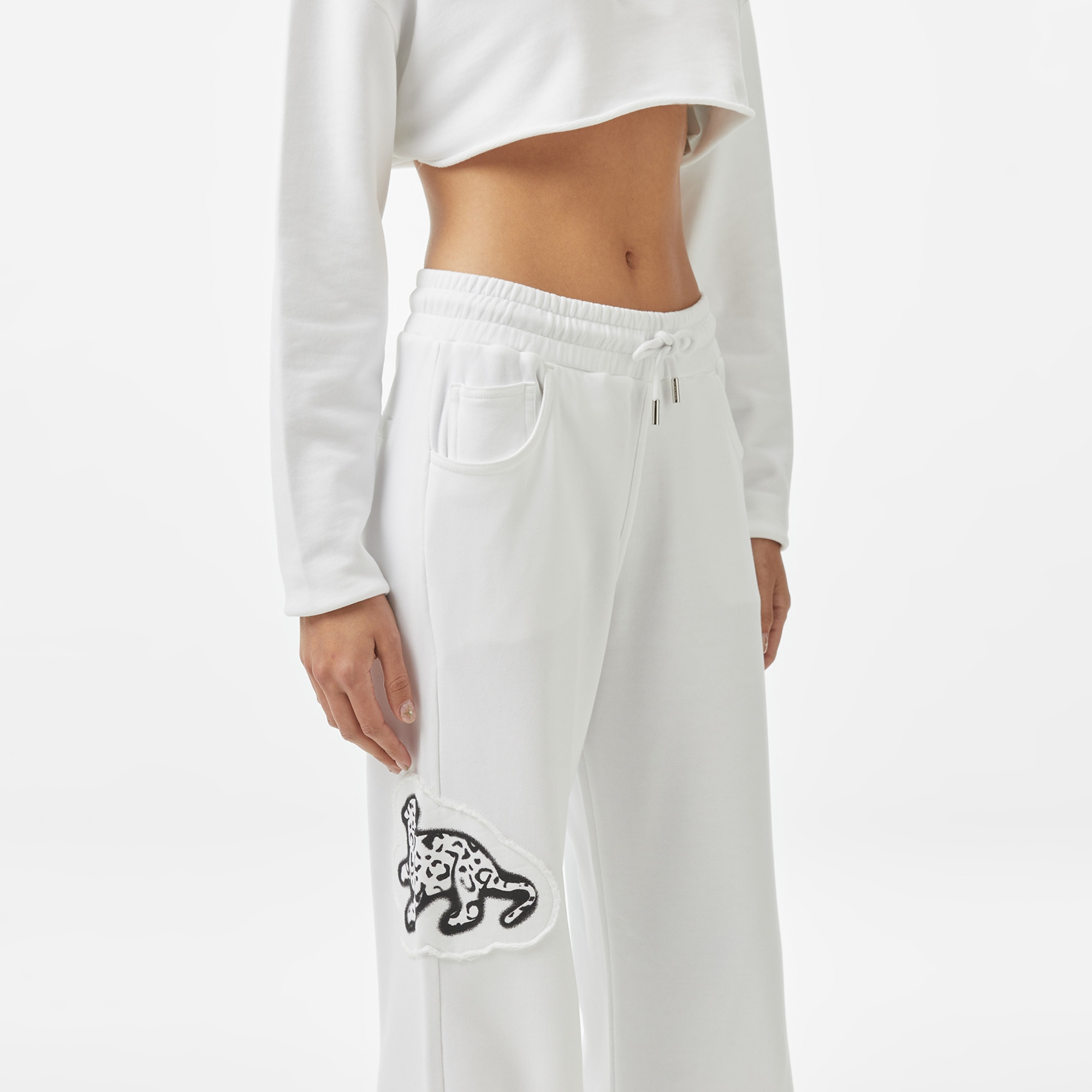 Les Benjamins 003 Kadın Beyaz Eşofman Altı