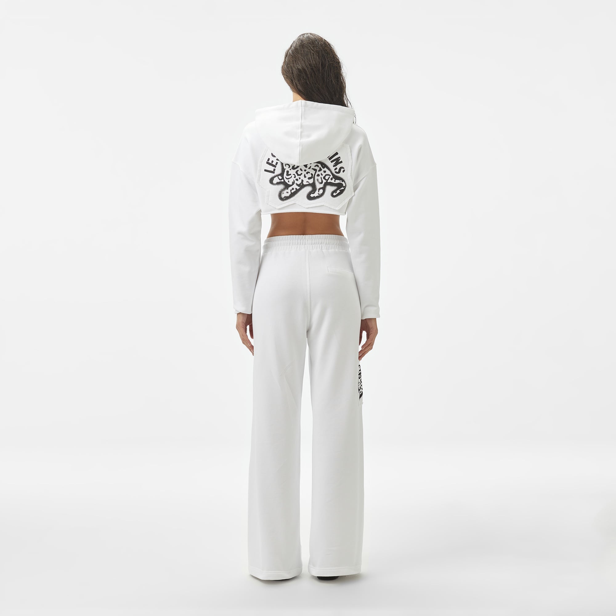 Les Benjamins 003 Kadın Beyaz Eşofman Altı