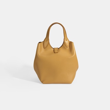  Kadın Turuncu Deri Omuz Çantası